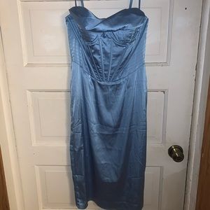 Silk knee length dress